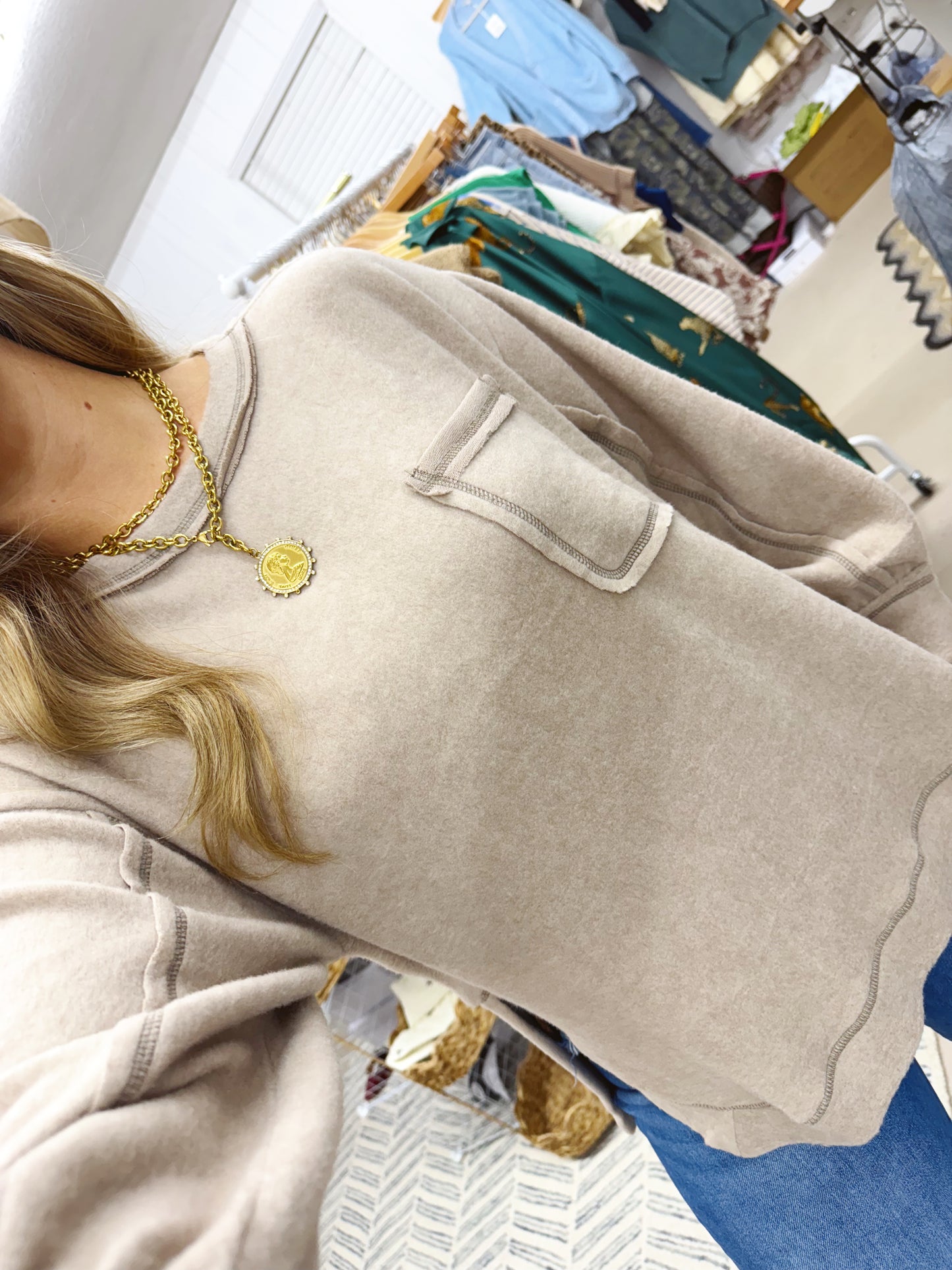 The Meredith | Hacci Roundneck Pullover