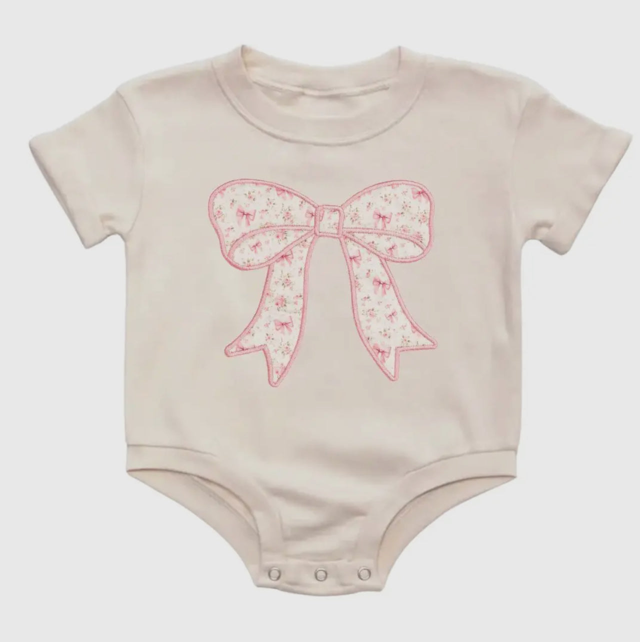 The Addie | Ditsy Floral Bow Romper
