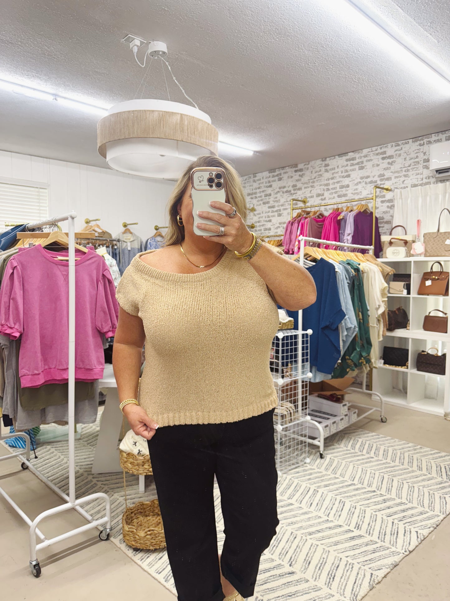 The Latte | Off Shoulder Top