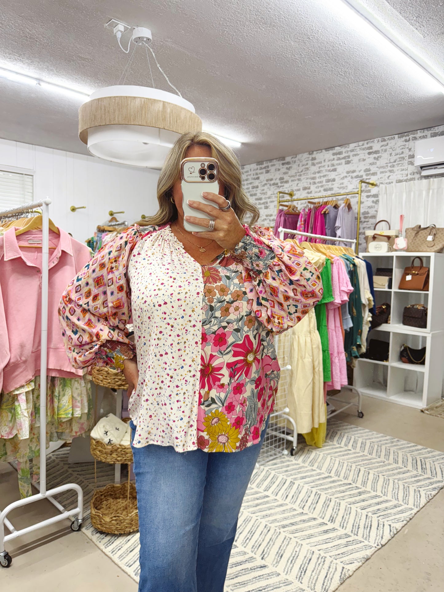 The Kira | Mix Match Peasant Top
