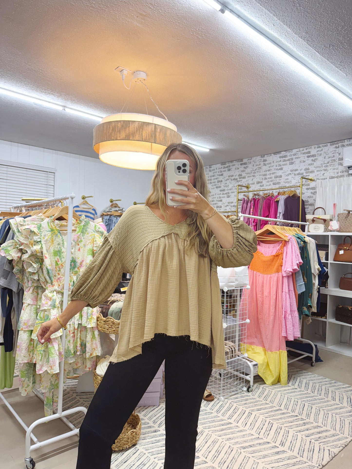 The Nat | Fall Babydoll Blouse