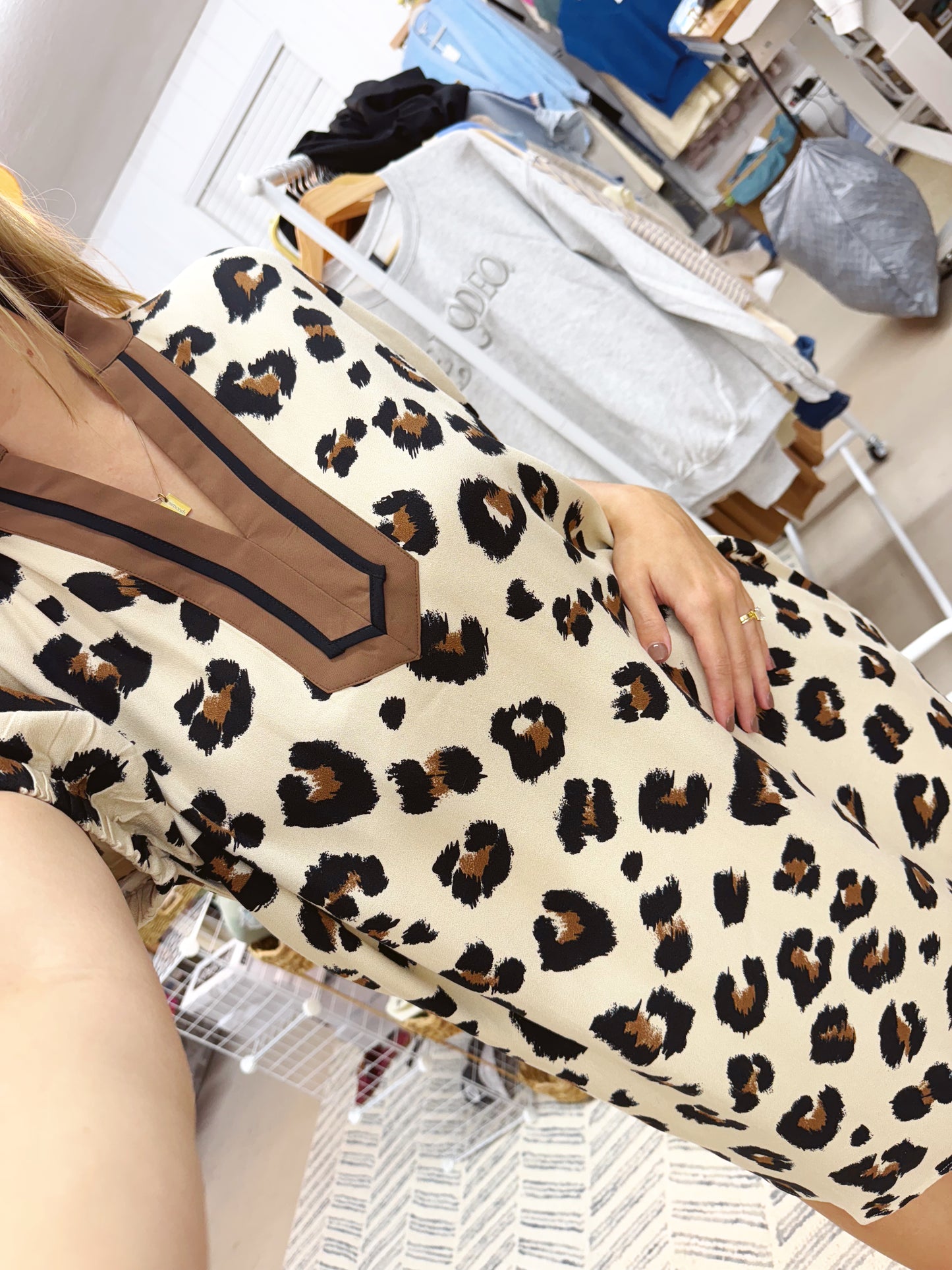 The Rochelle | Leopard Luxe Dress