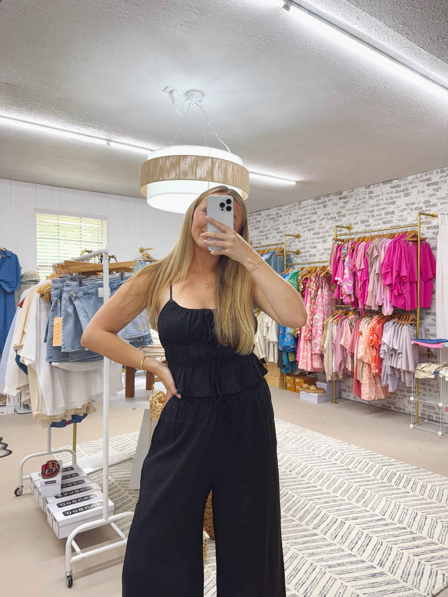 The Francesca | Linen Cami Top and Pants Set