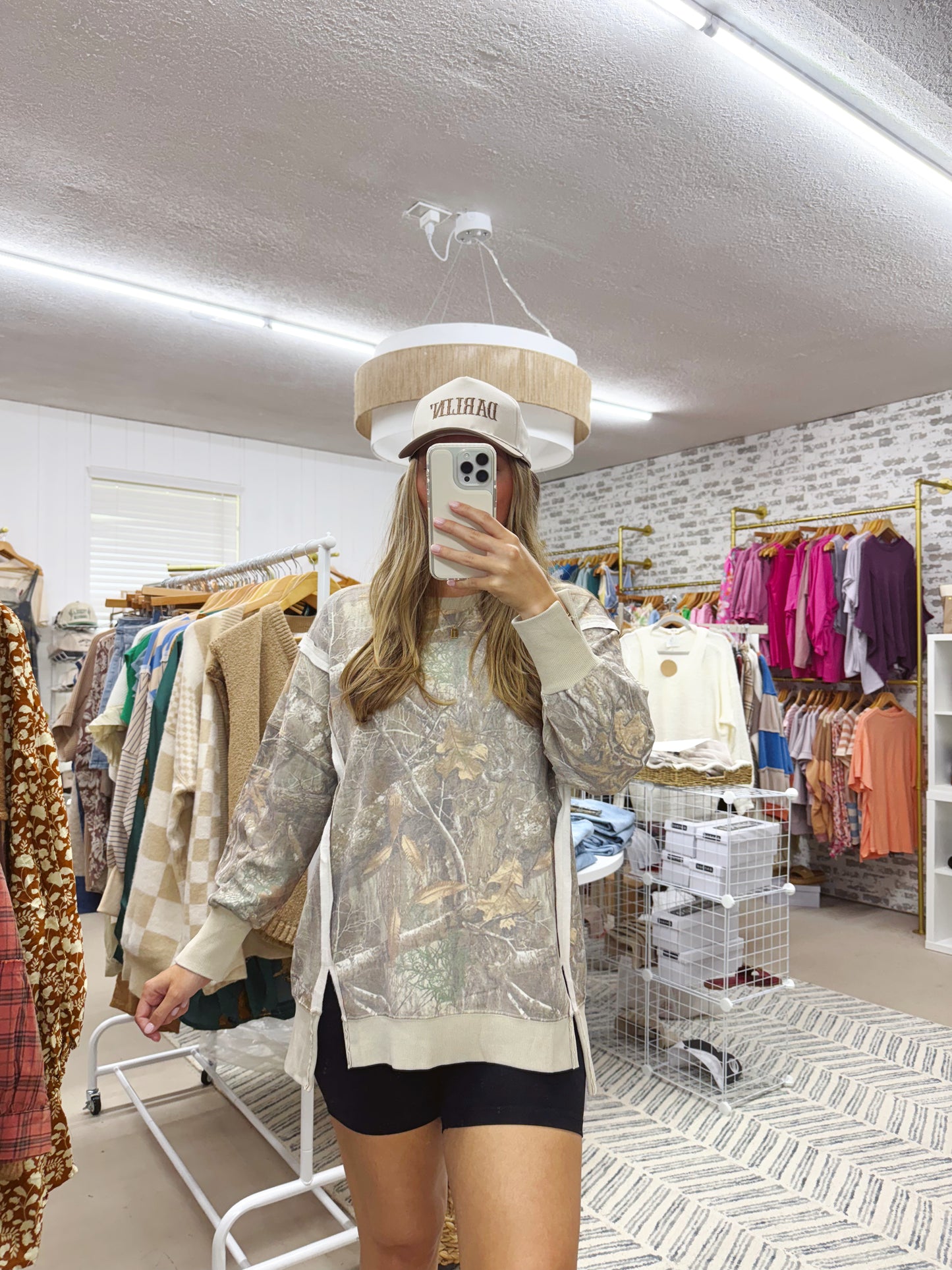 The Clara | Camo Classic Crew Pullover