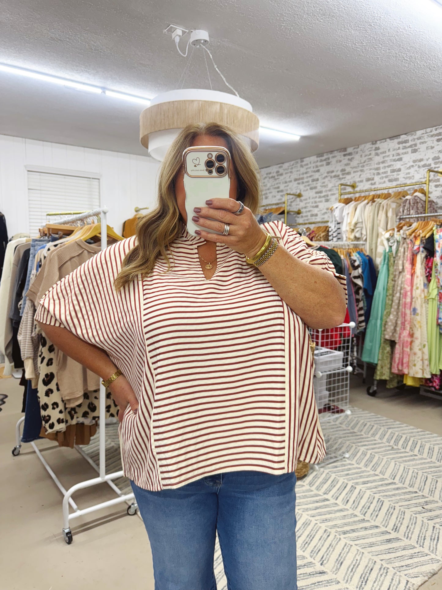 The Mildred | Oversized Striped Top
