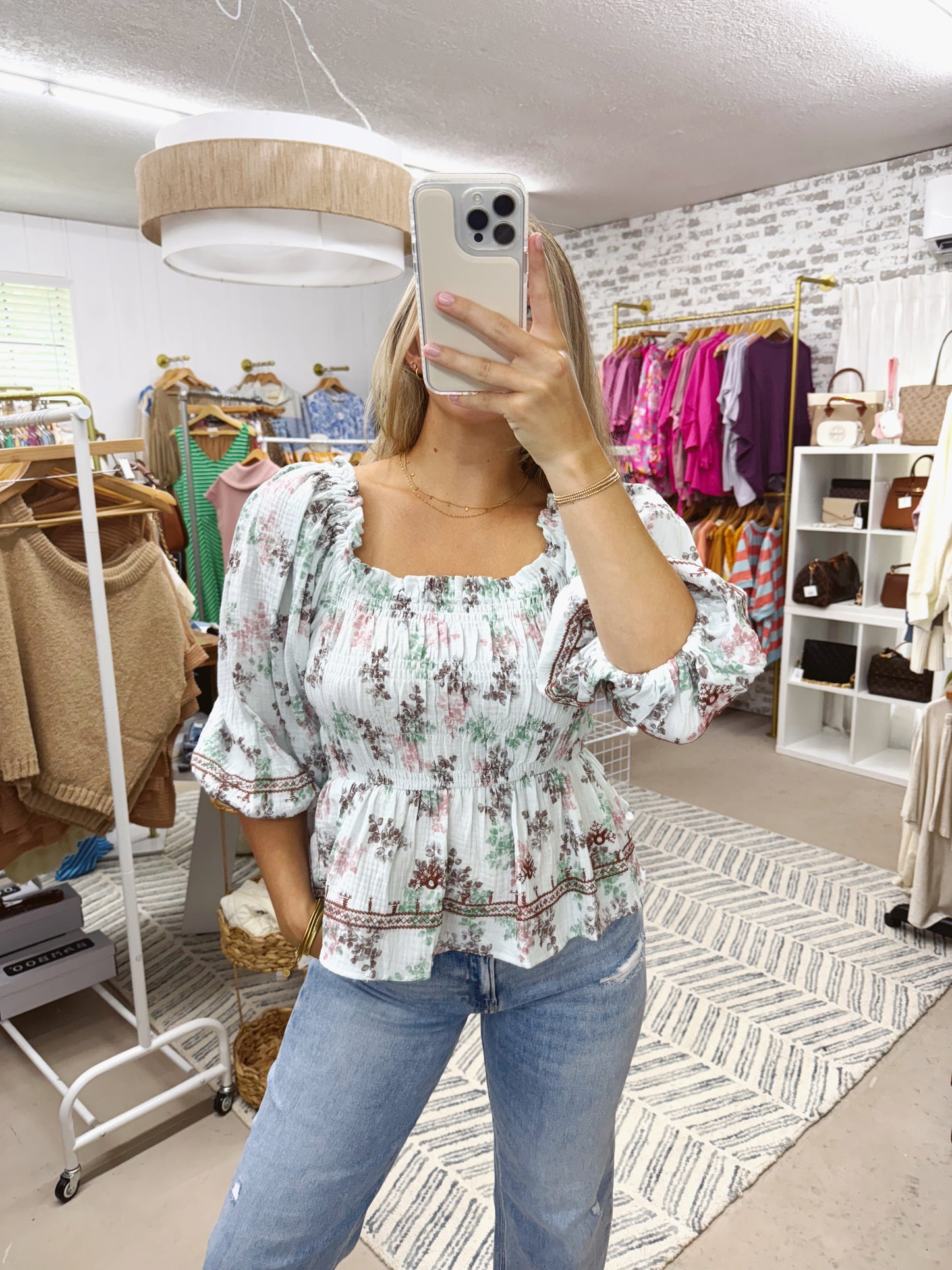 The Lexi | Smocked Top