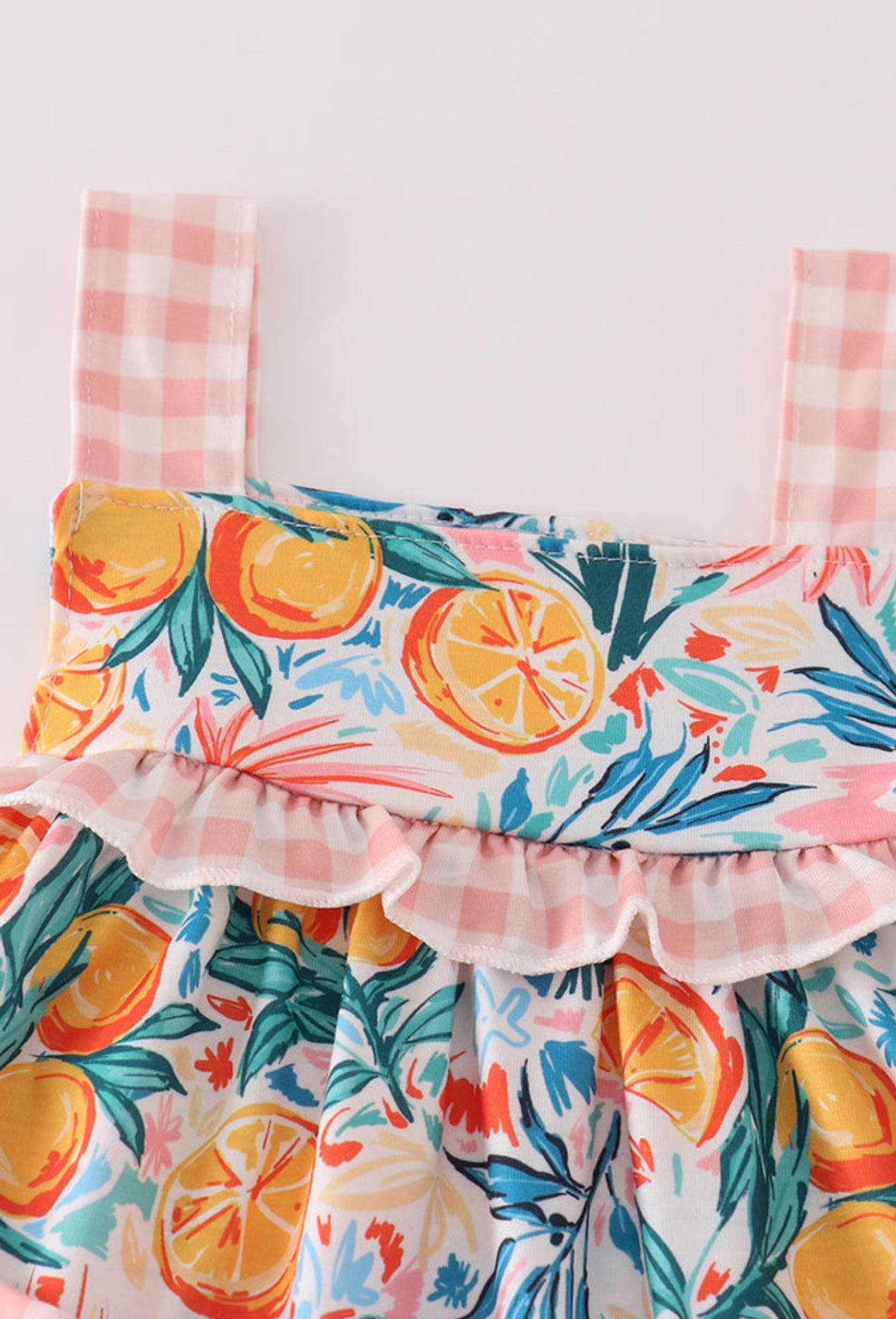 The Lennon | Citrus Print Shorts Set