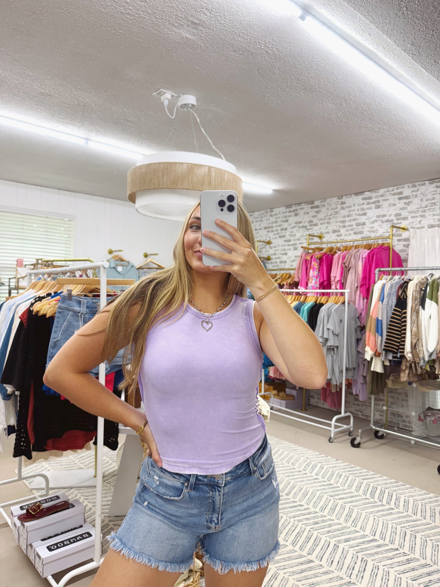 The Syd | Lavender Rounded Tank