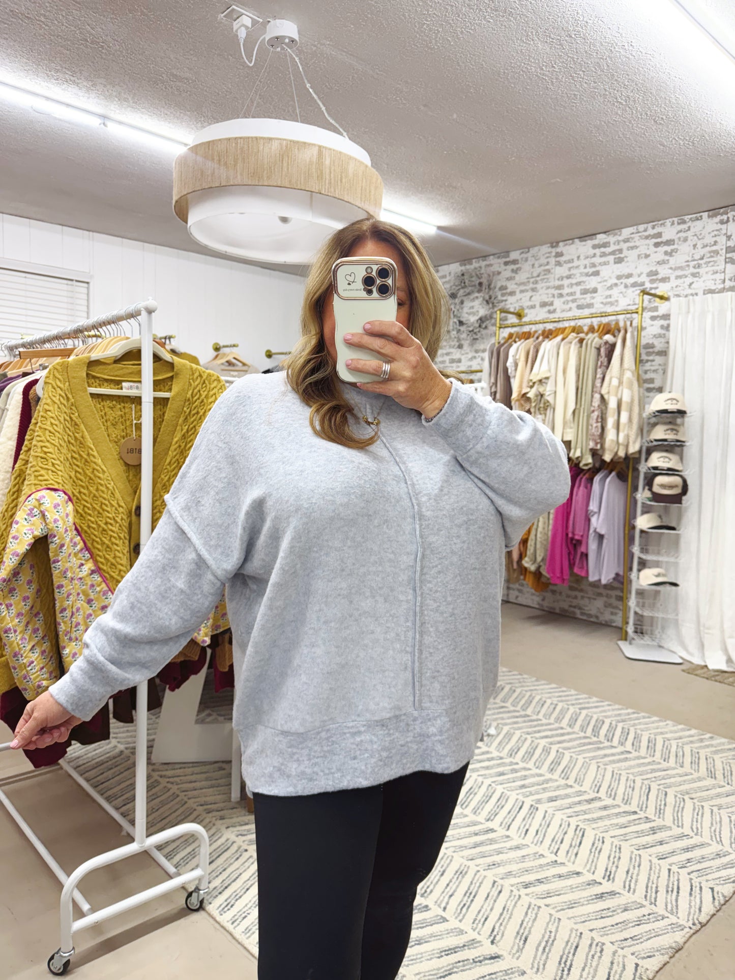 The Emmy | Front Seam Hacci Pullover