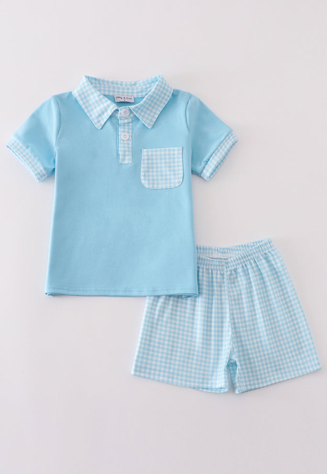 The Finn | Blue Gingham Set