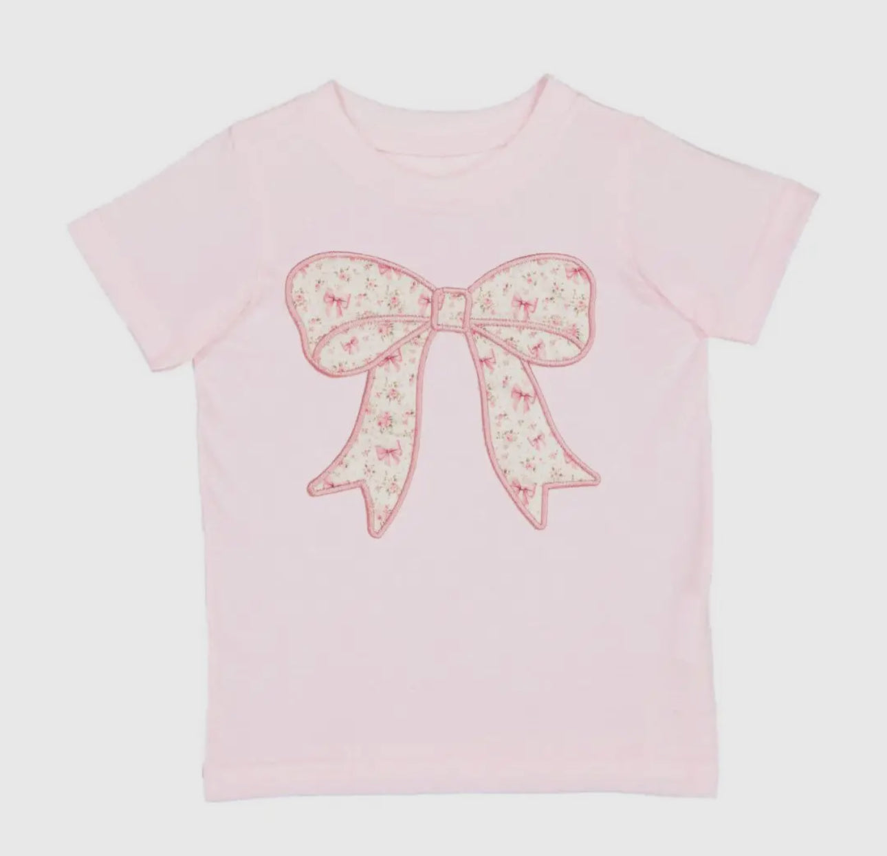 The Adaline | Ditsy Floral Bow Tee