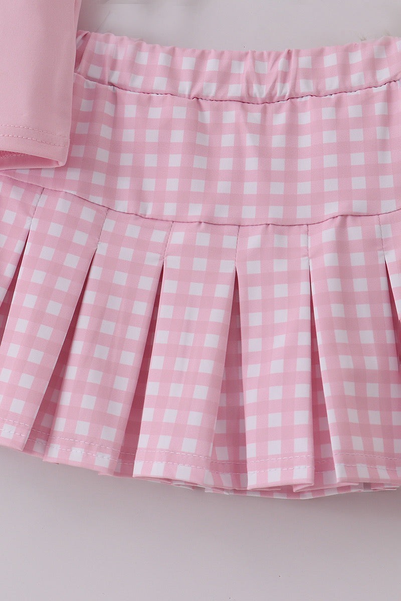The Girls Active Skort Set | Pink