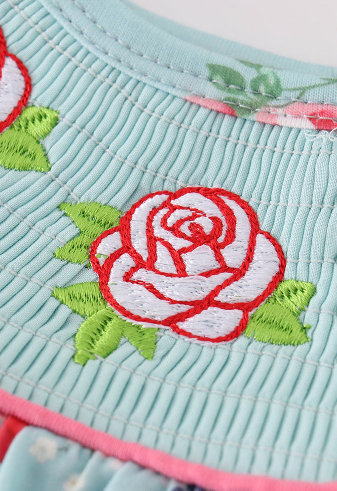 The Harper | Smocked Rosebud Bubble
