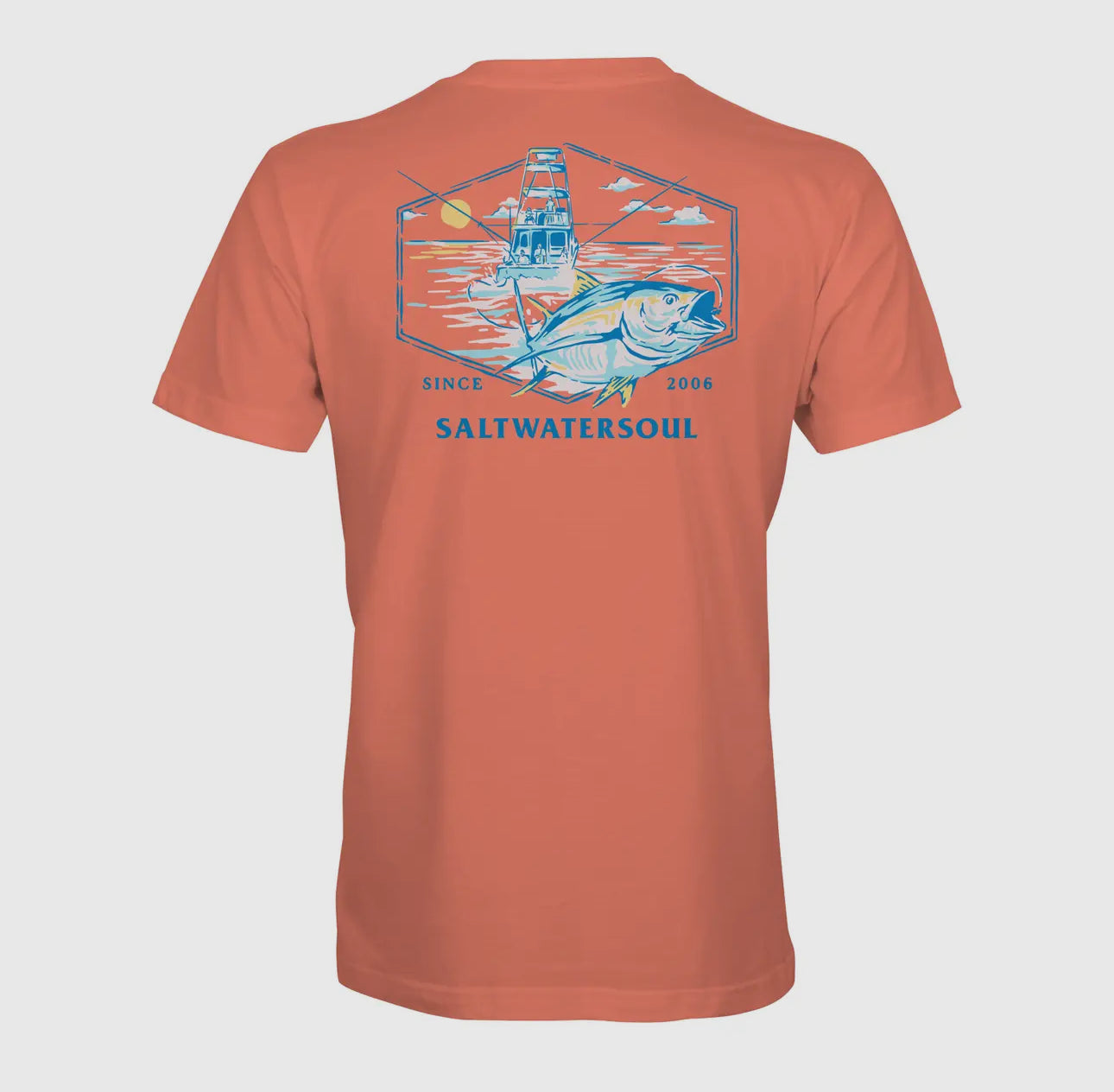 Offshore T Shirt | Coral