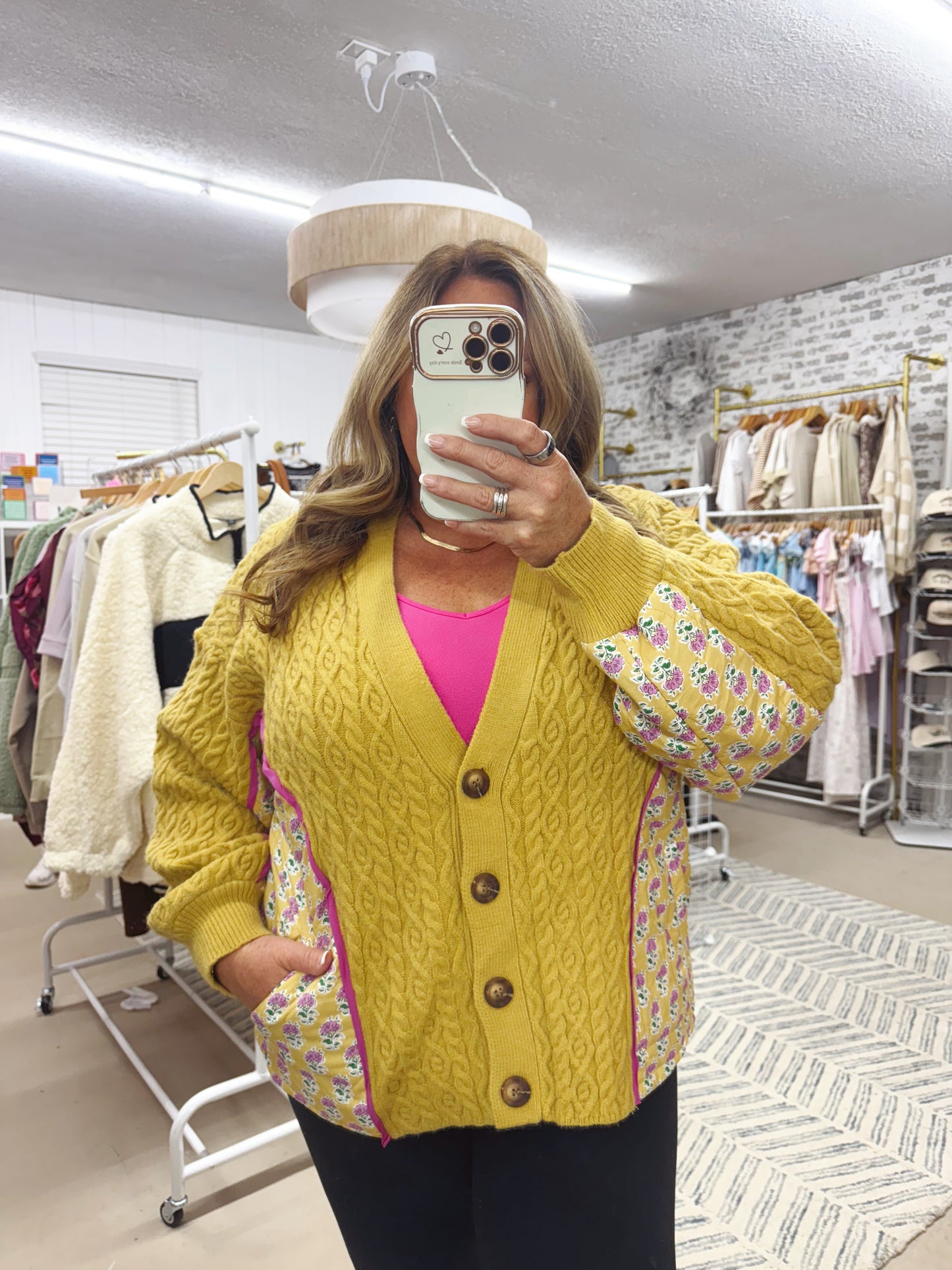 The Golden Garden Patchwork Cardigan
