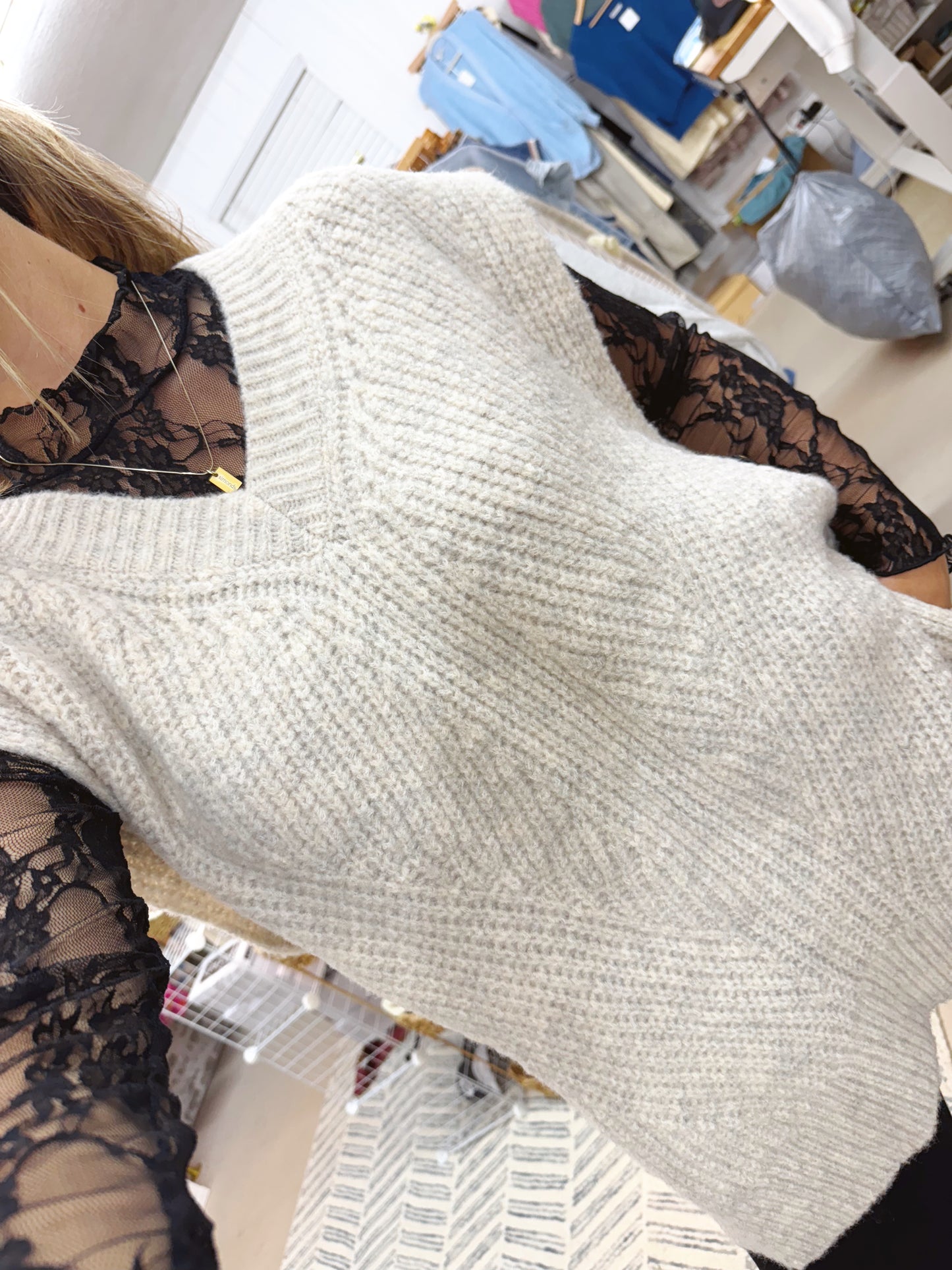 The Deanna | Buckled Sweater Vest