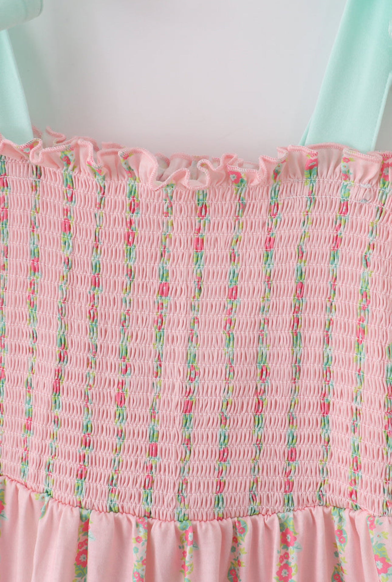 The Mallory | Girls Floral Smocked Dress