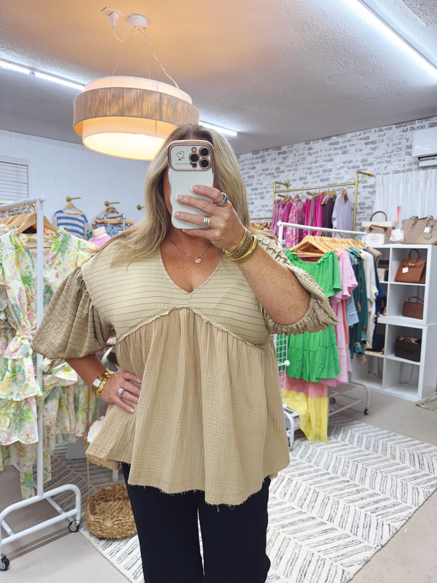 The Nat | Fall Babydoll Blouse