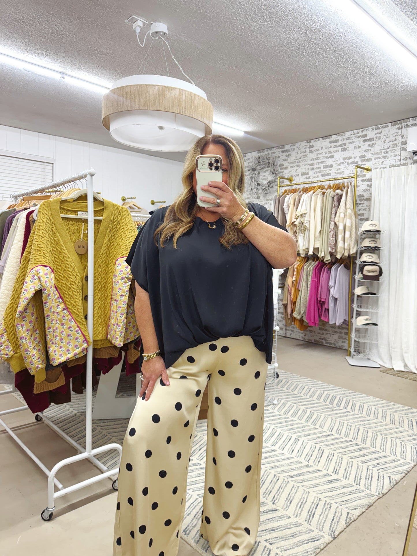 The Satin Polka Dot Pants