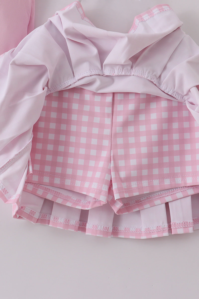 The Girls Active Skort Set | Pink