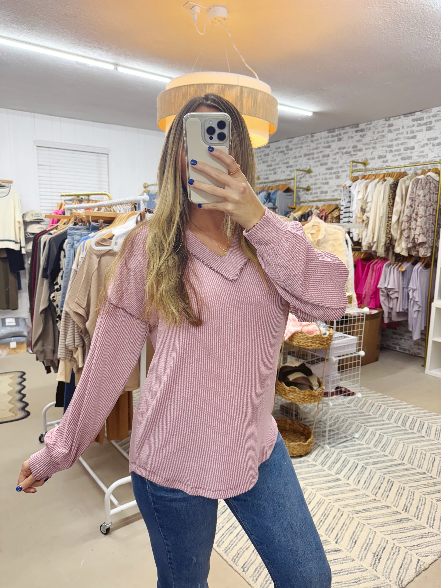 The Winter 2.0 | Blush Lilac Ribbed Pullover