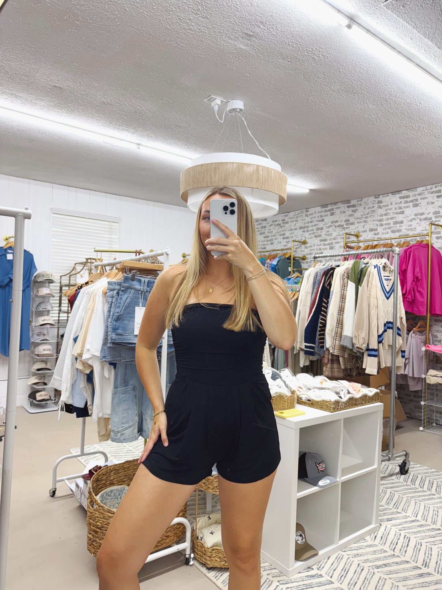 The Nina 2.0 | Black Romper