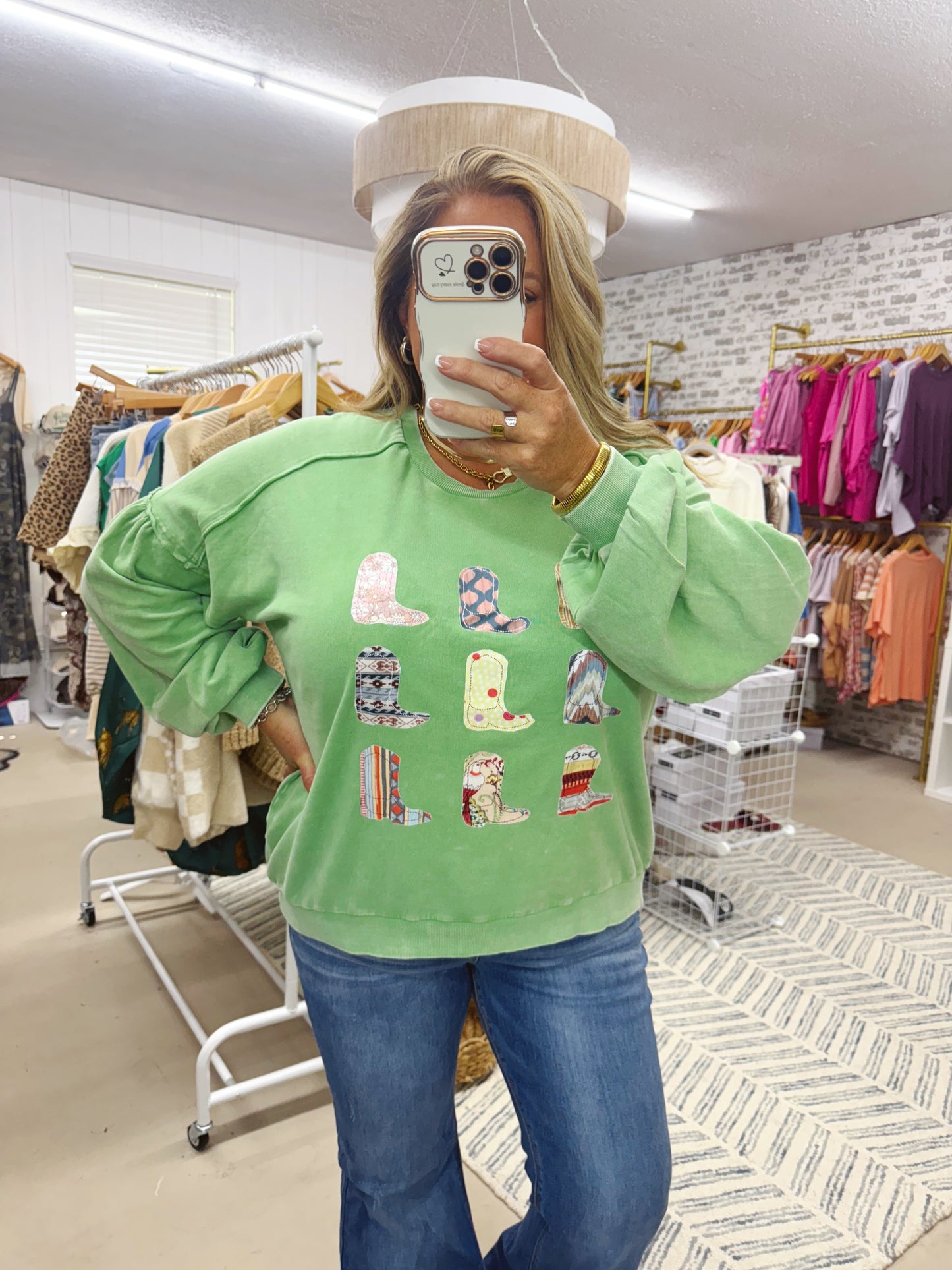 The Dawn | Sage Green Boot Pullover