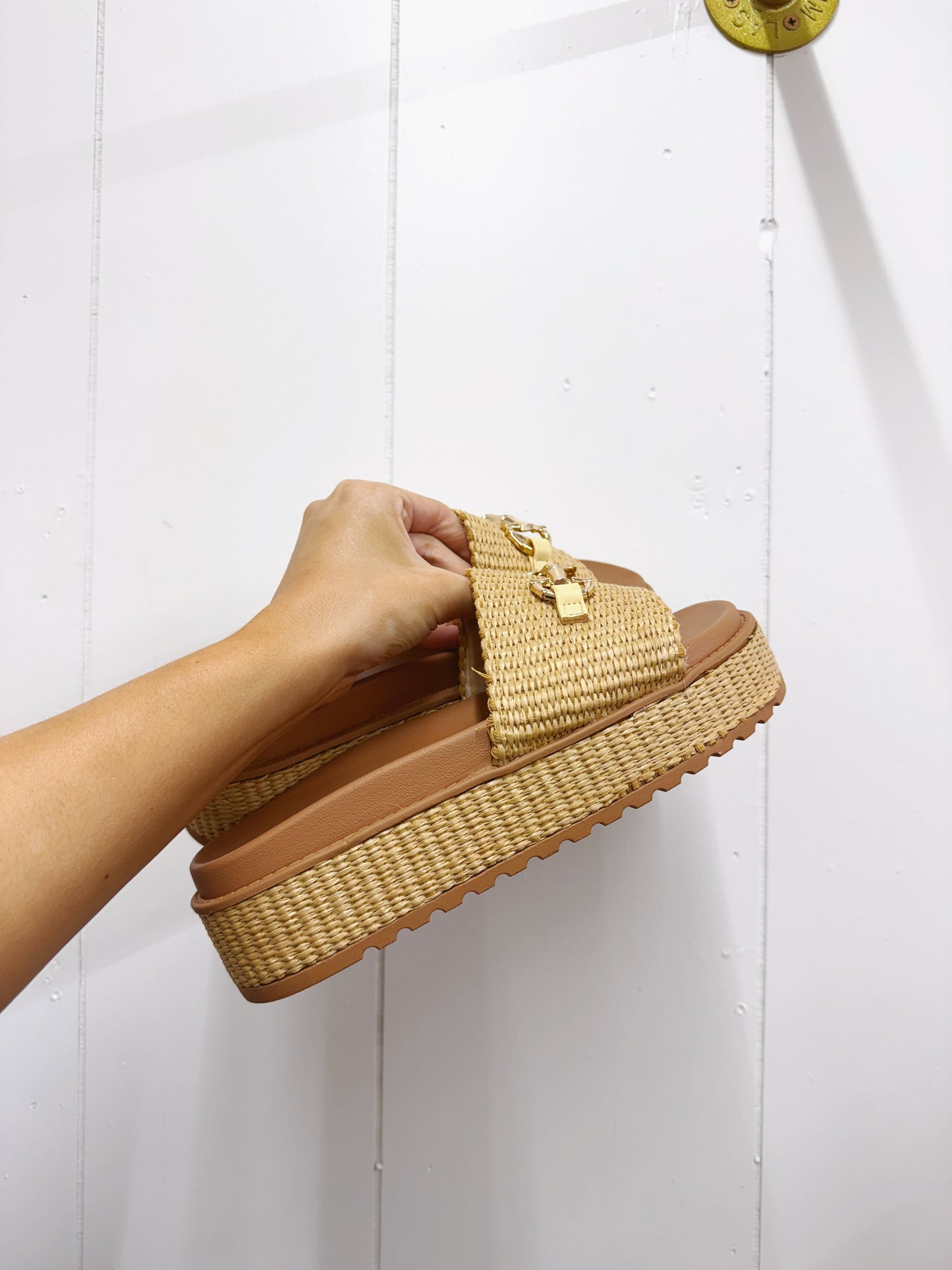 Braided Platform Sandals
