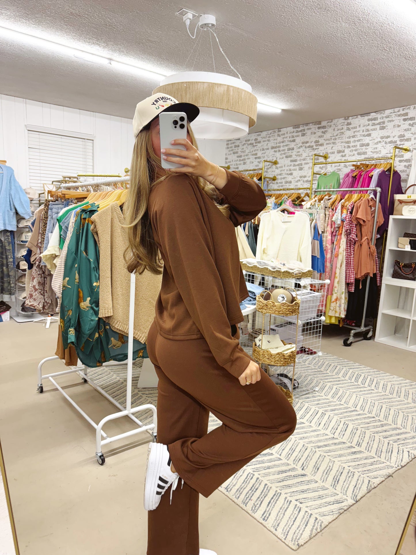 The Brenna | Chocolate Brown Lounge Set