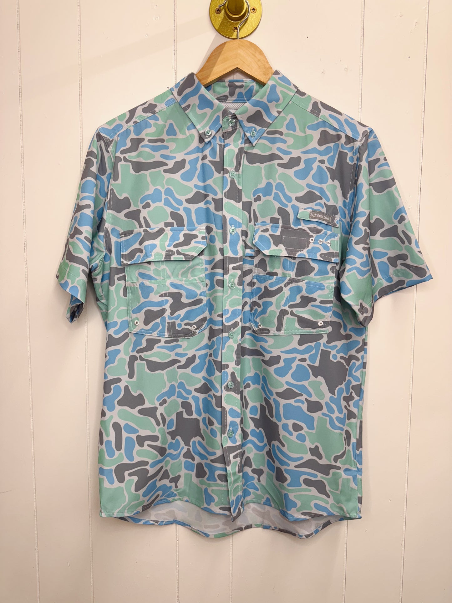 Coastal Camo Fishing Shirt