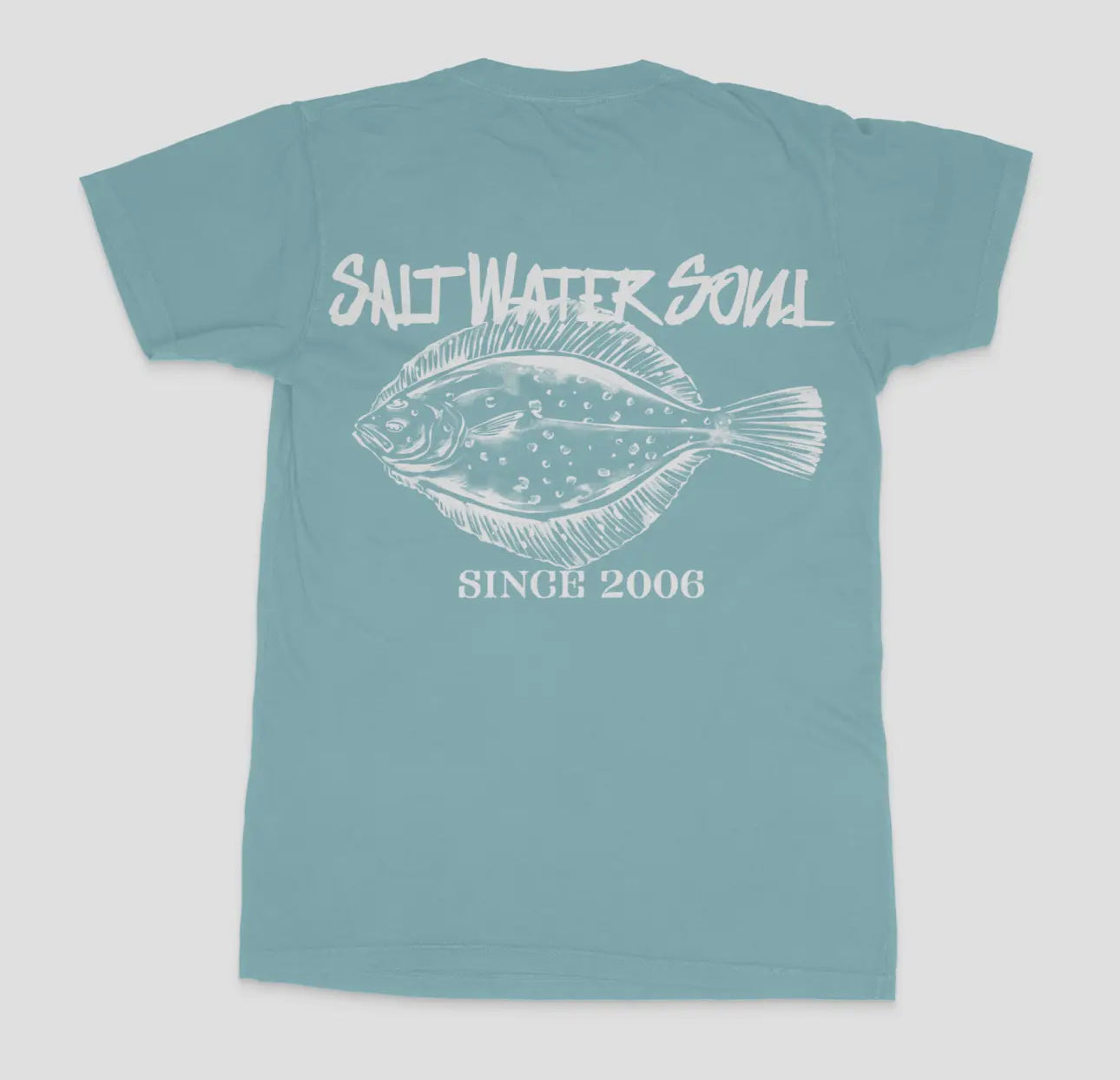 Flounder T Shirt | Teal