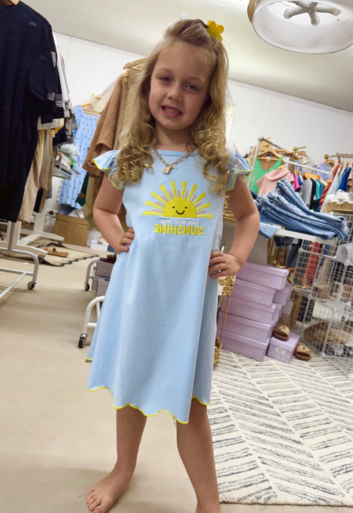 The Sunshine Dress | Blue