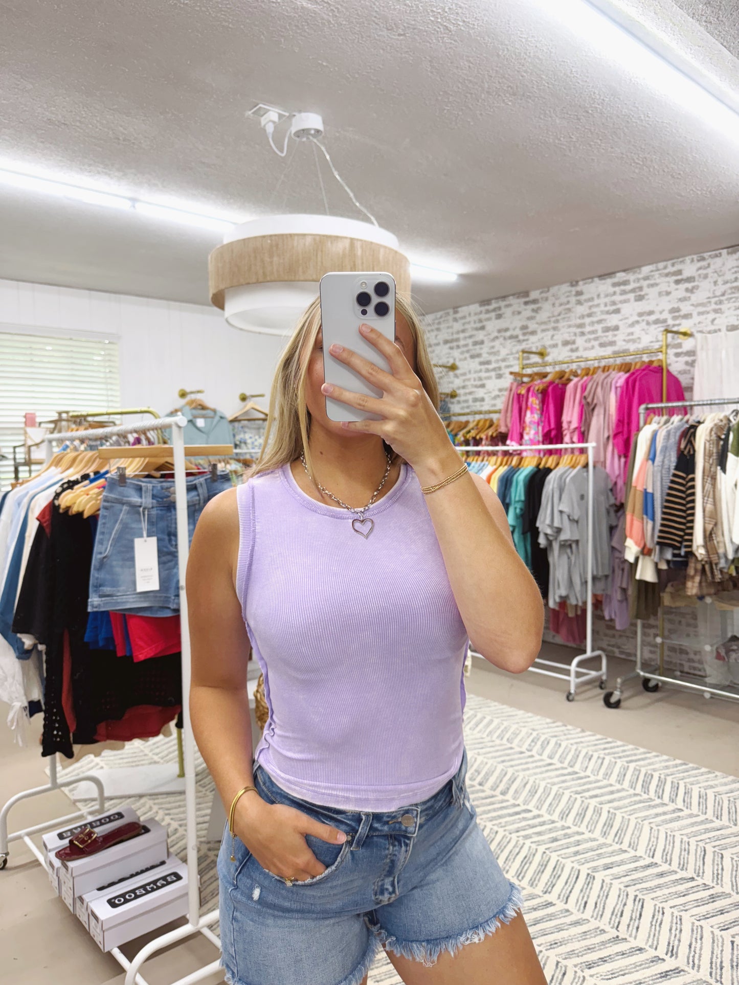 The Syd | Lavender Rounded Tank