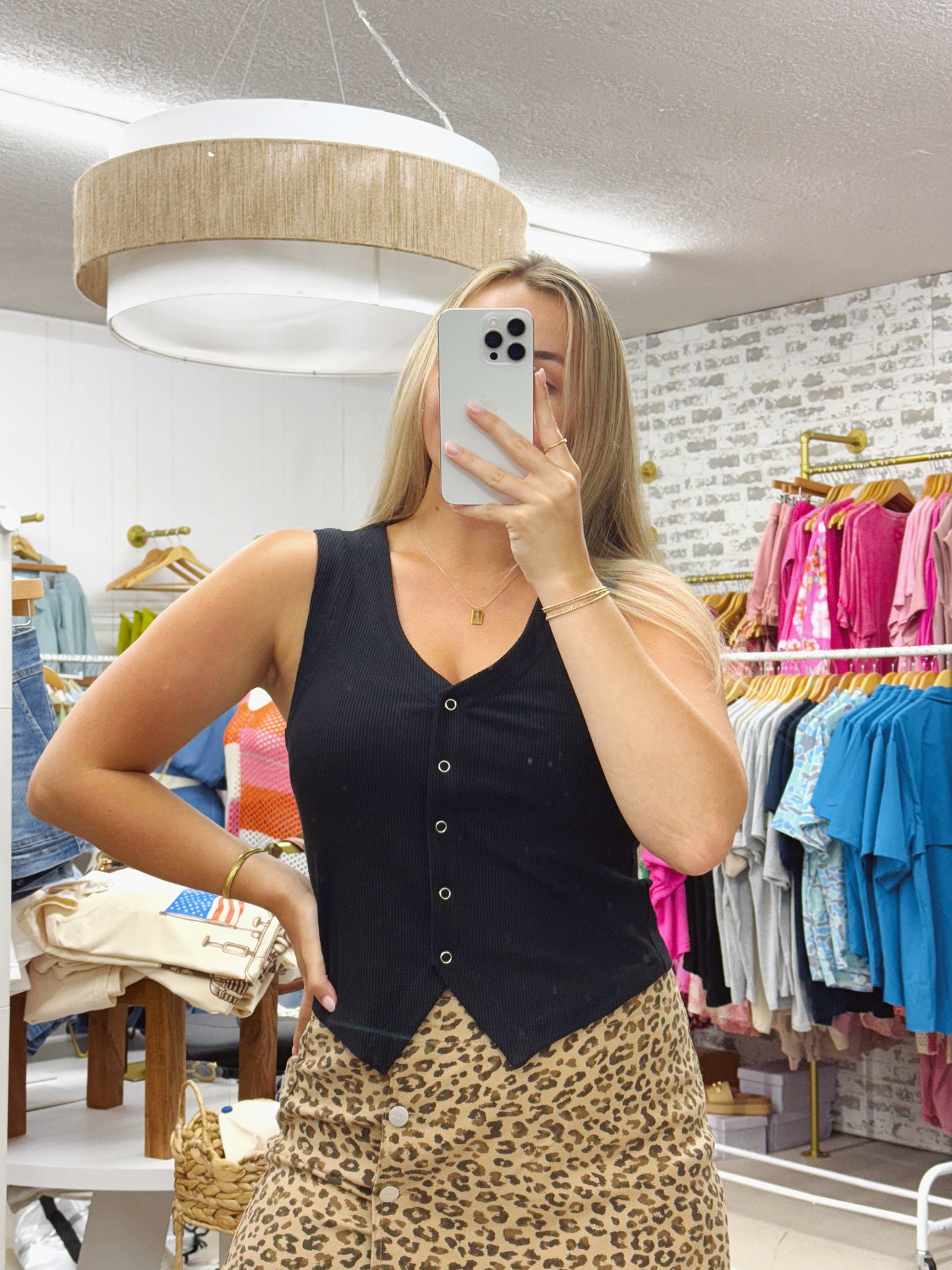 The Tessa | Button Up Tank