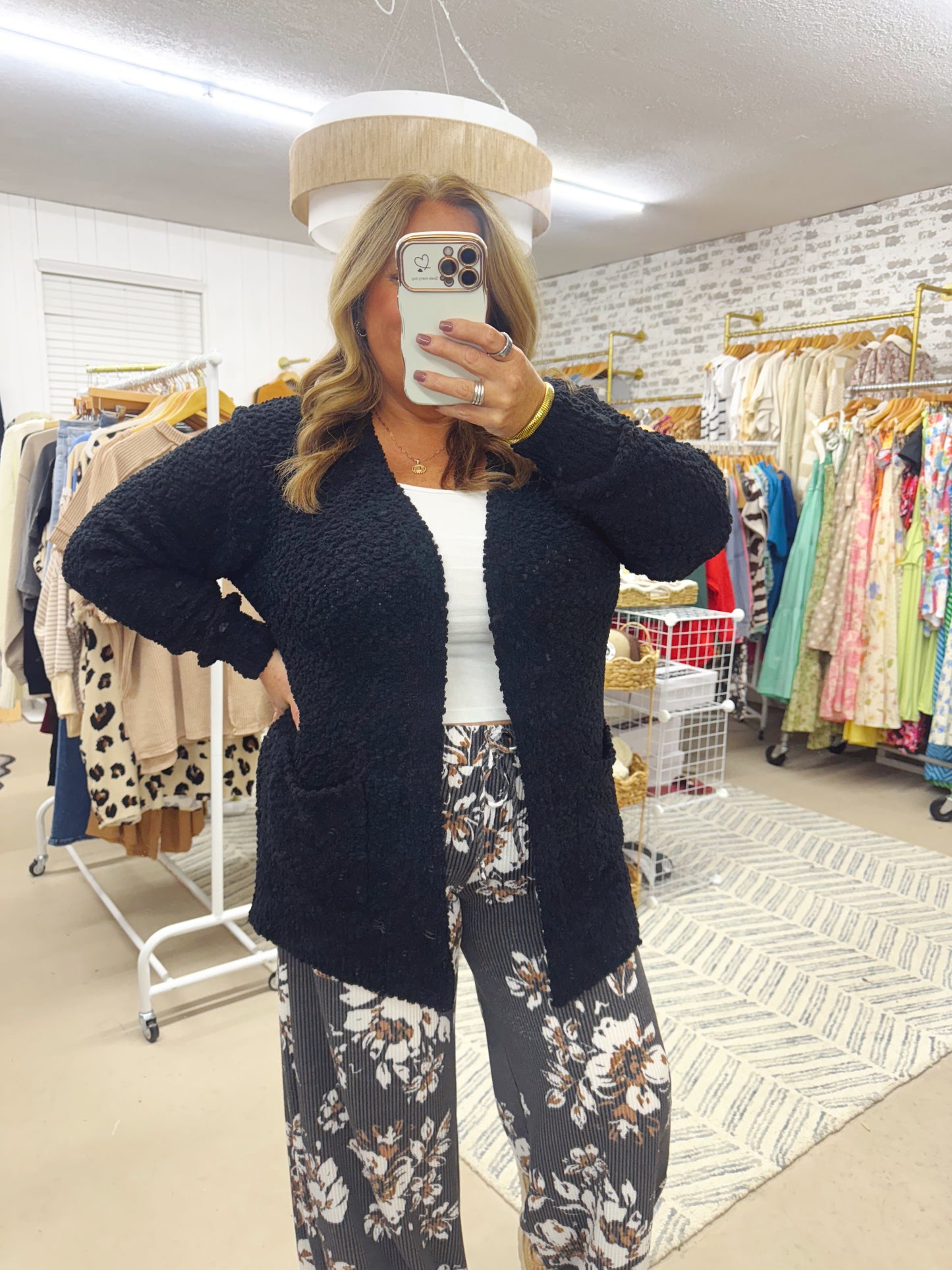 The Becky | Black Sweater Cardigan