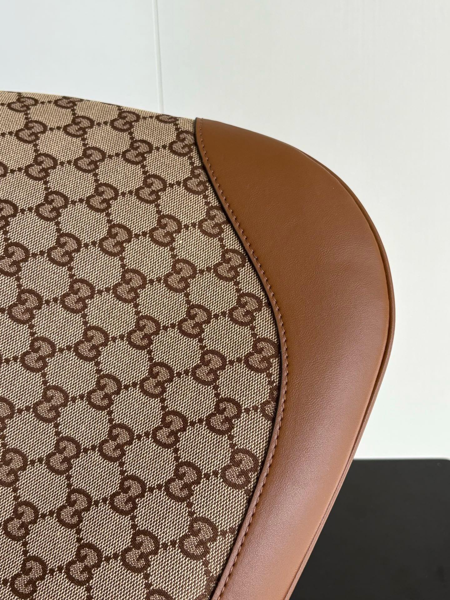 G Insp Brown Large Shoulder Bag