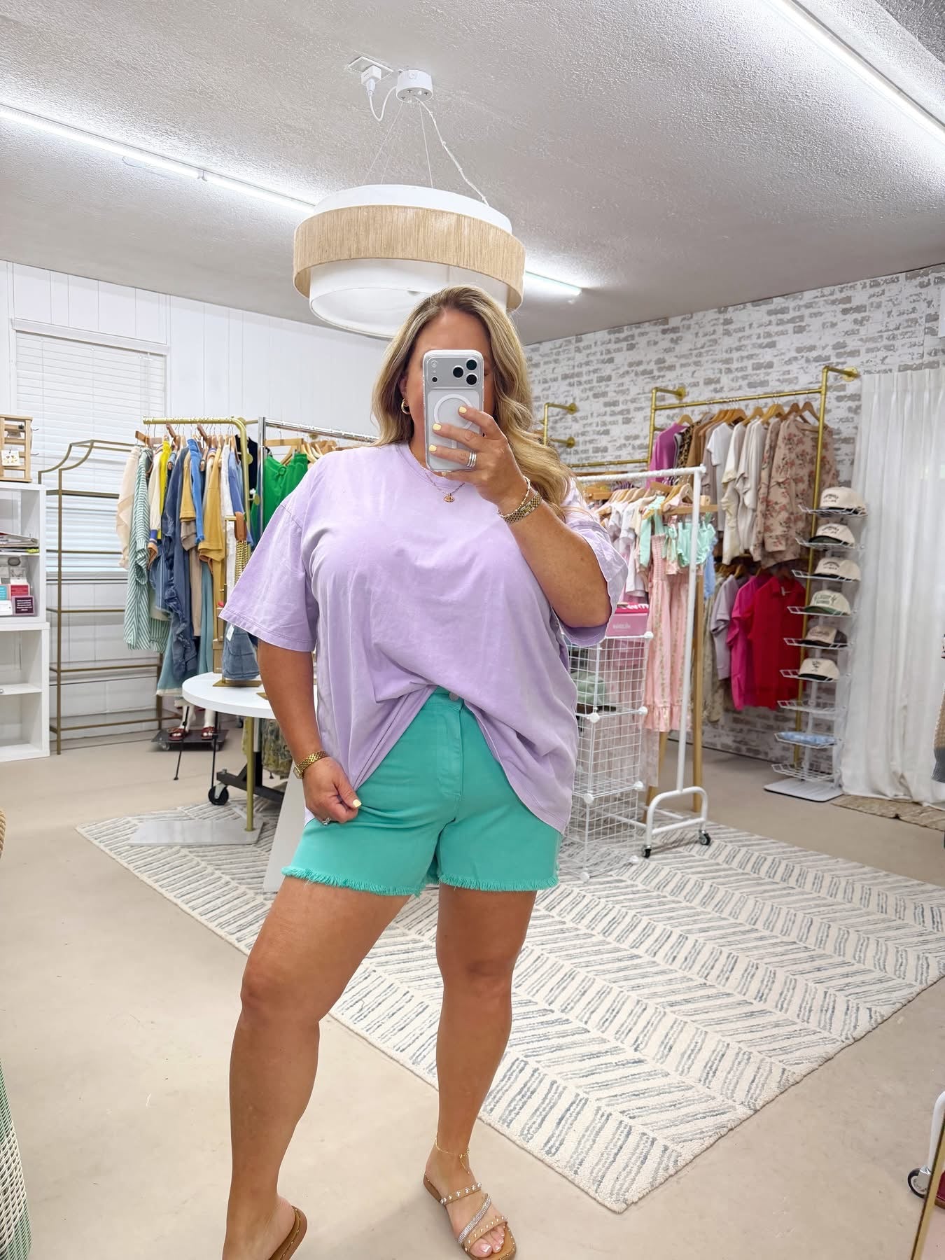The Annette | Lavender Tee