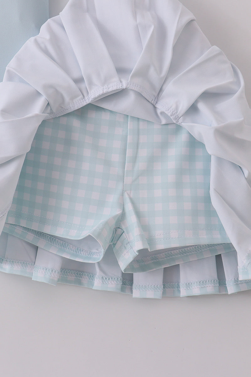 The Girls Active Skorts Set | Blue