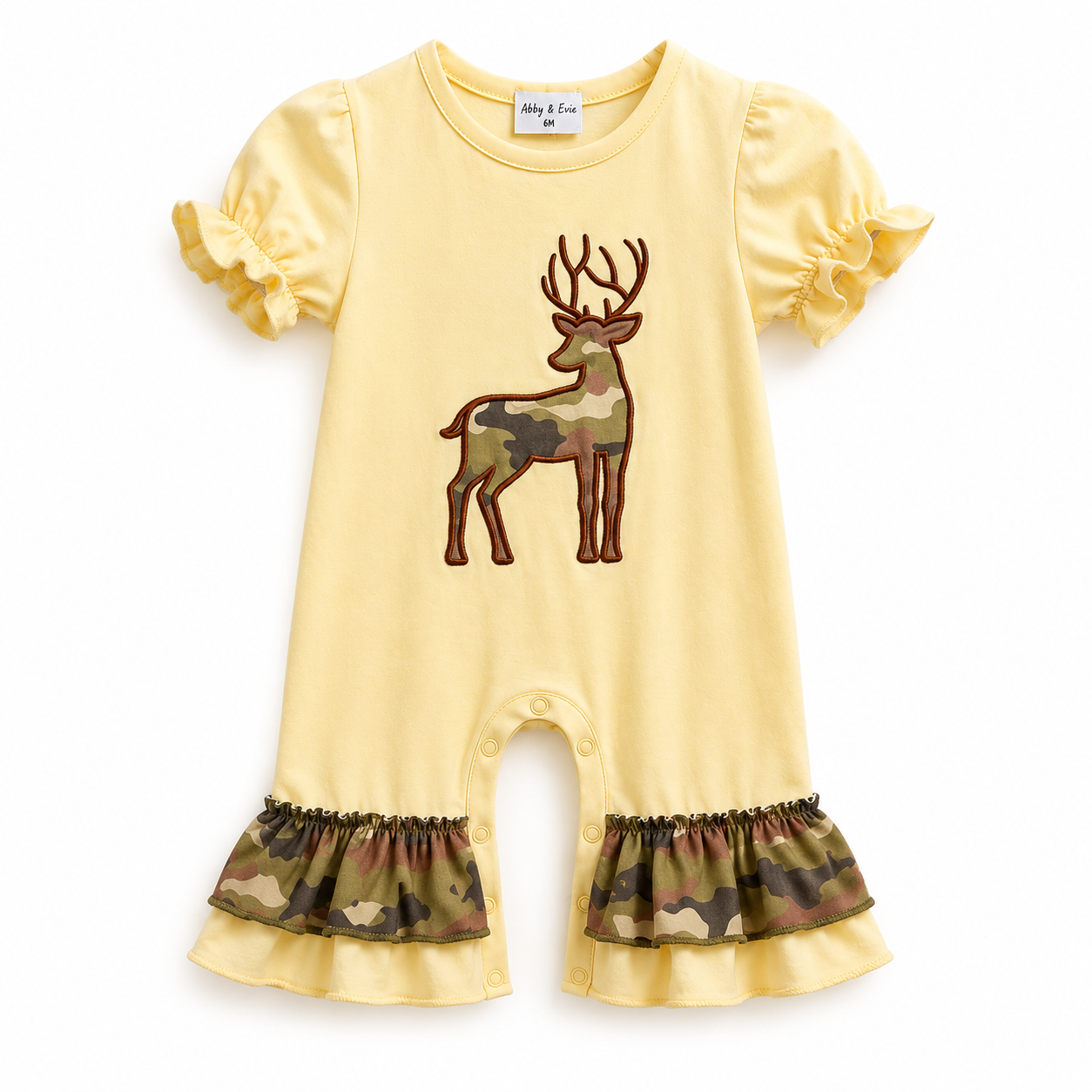 The Camo Deer Romper