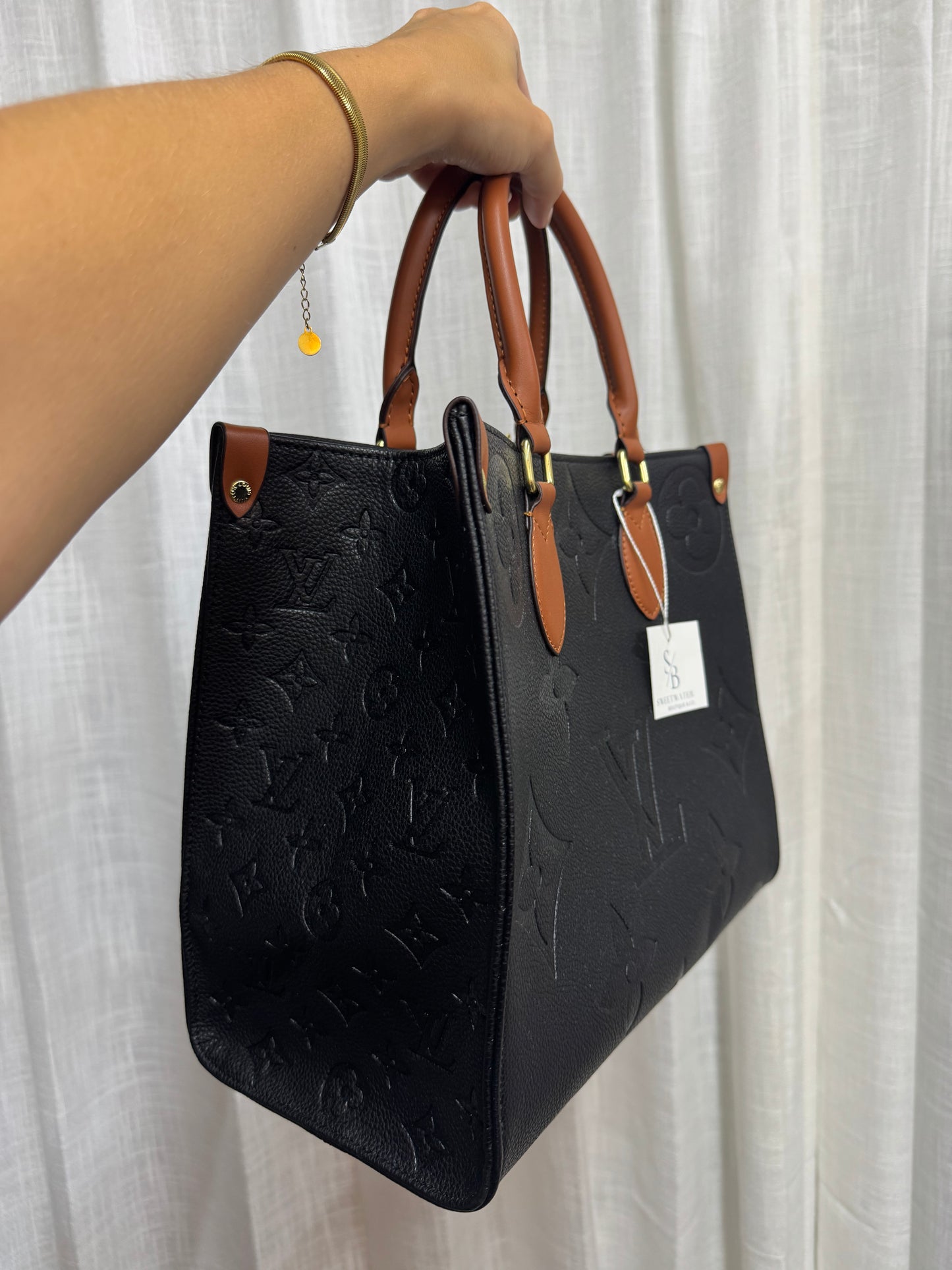 LV Black Squared Handbag
