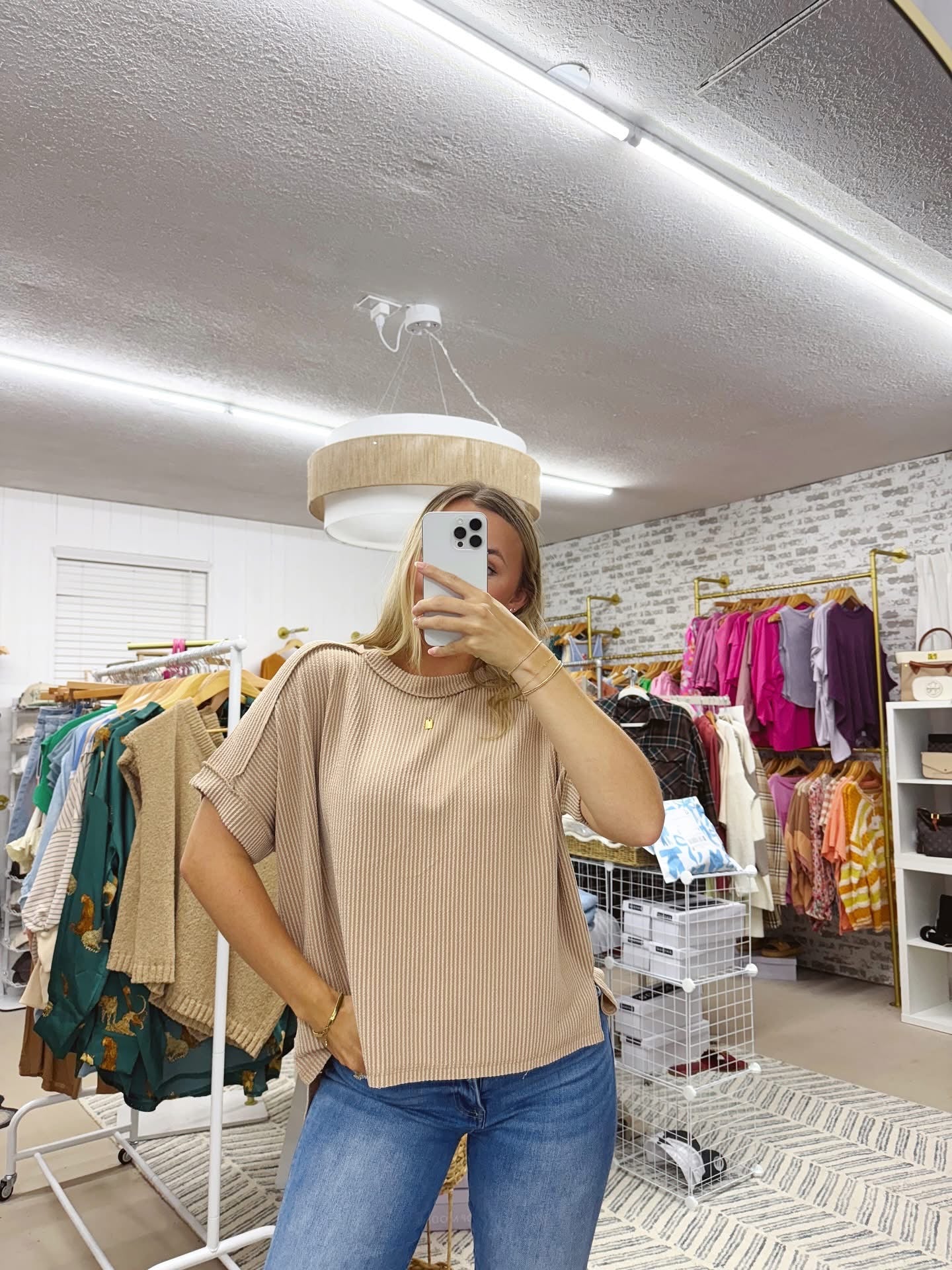 The Caroline | Ribbed Tee