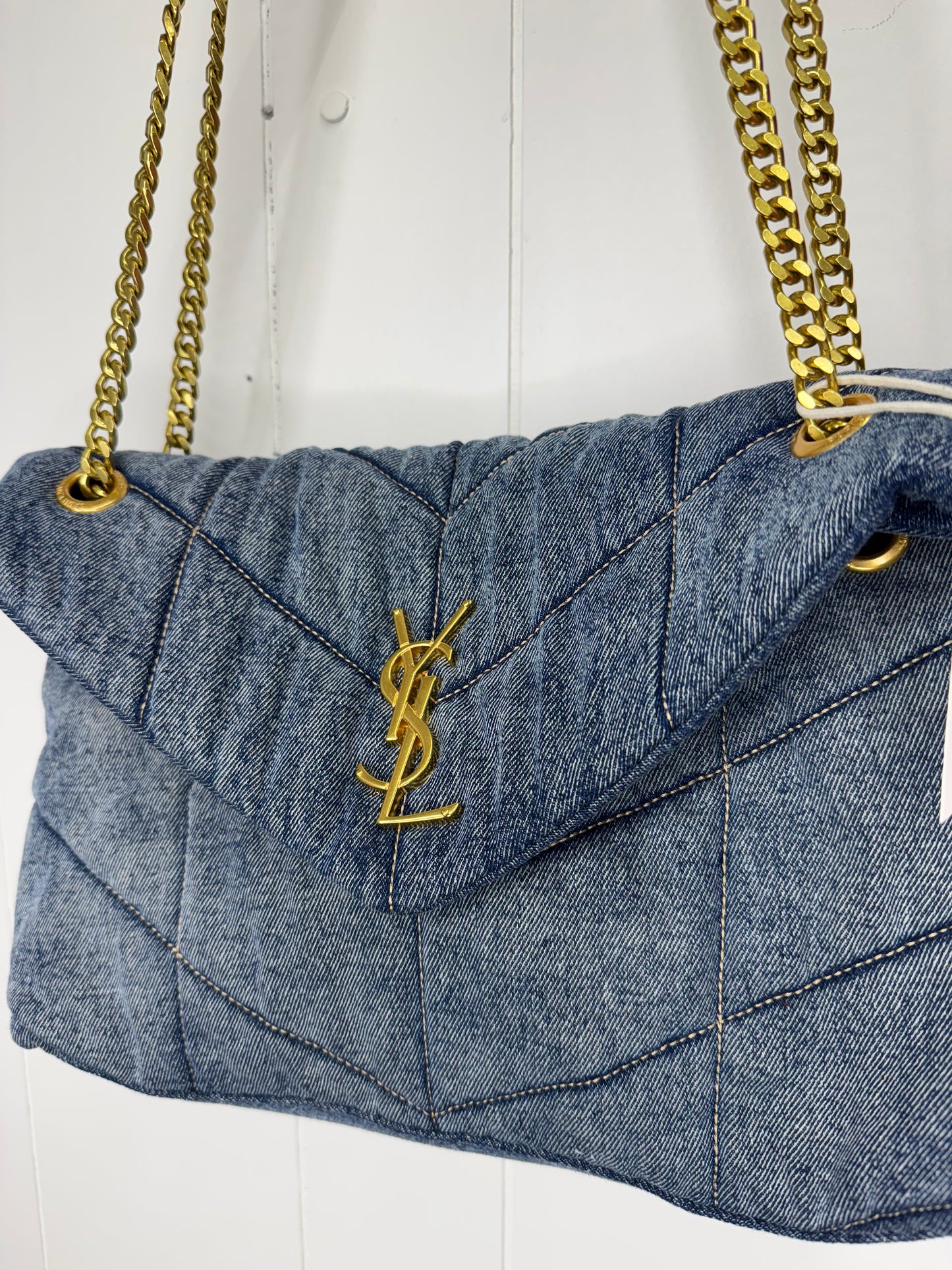 Y/S/L Inspired Denim Shoulder Bag