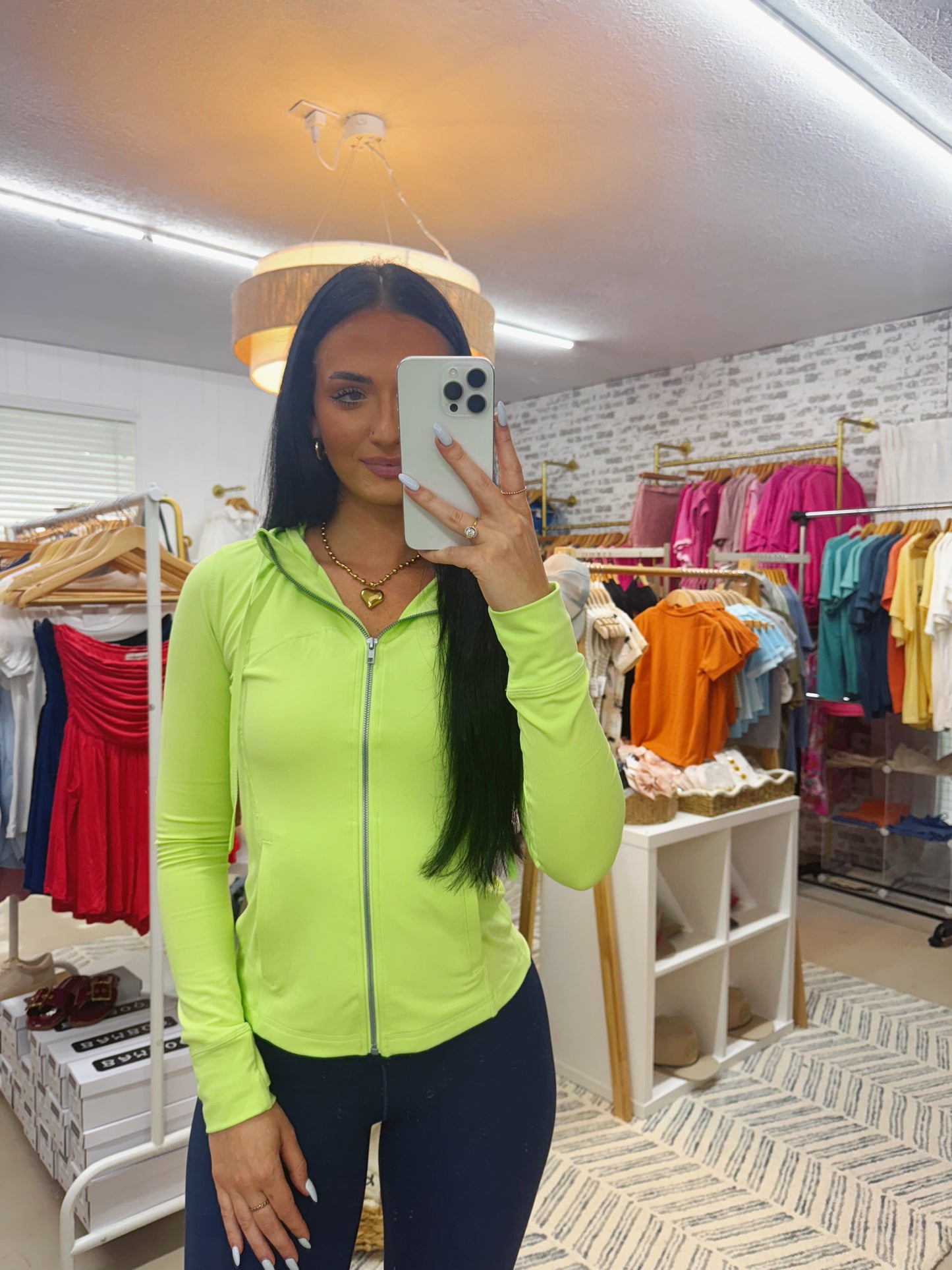 The Willow | Lime Green Active Jacket