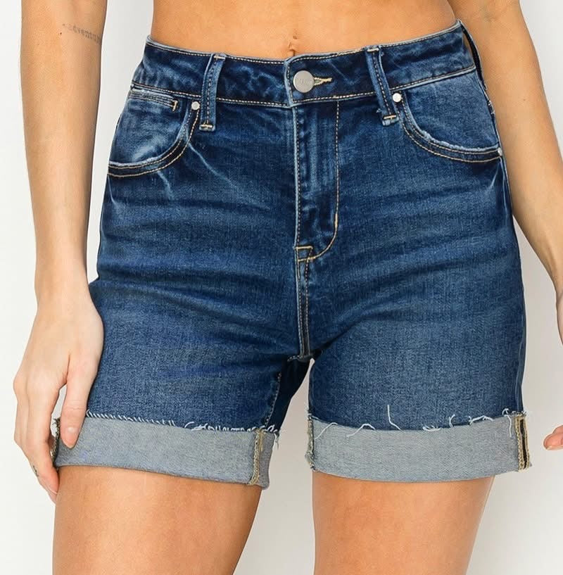 The High Rise Cuffed Shorts | High Rise