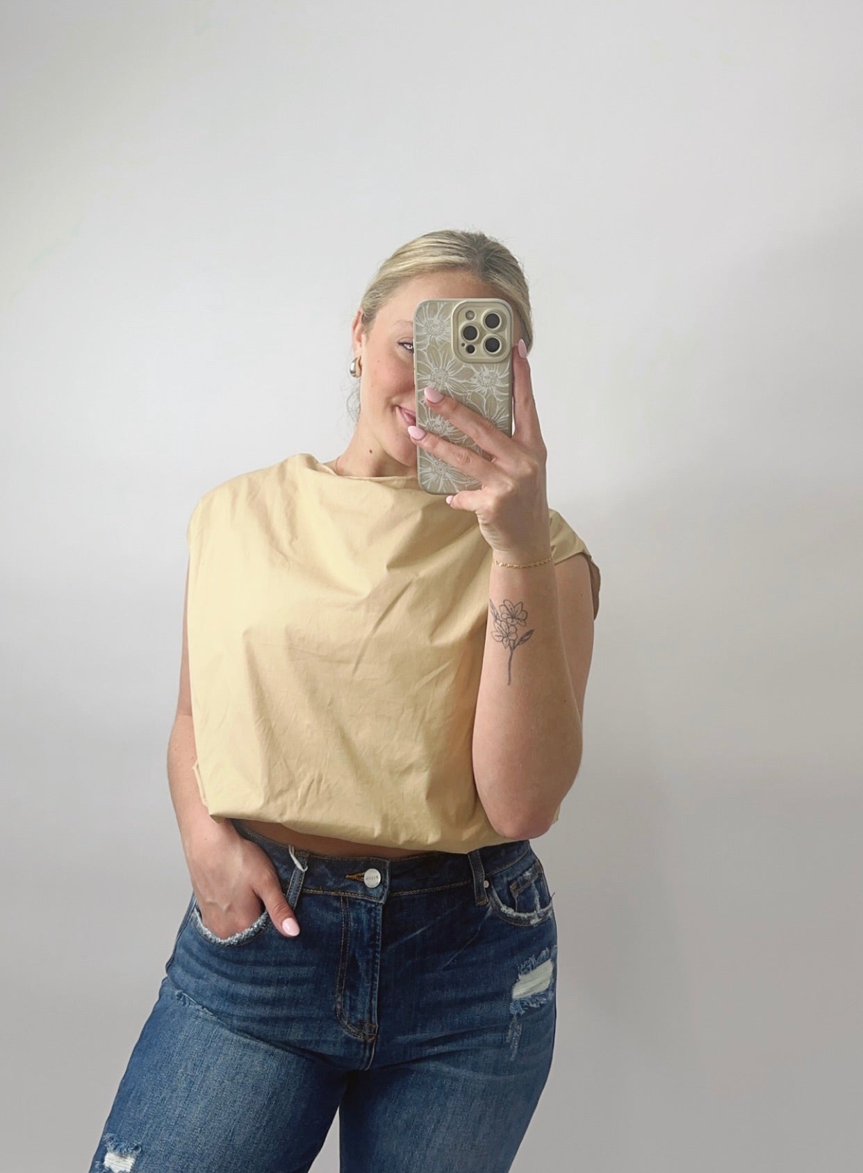 The Lauren | Drape Neck Top