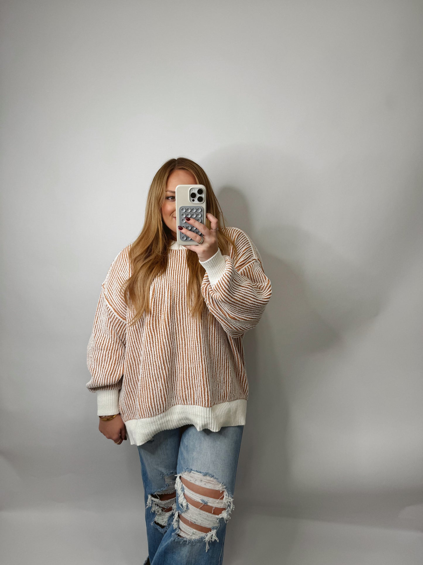 The Amber | Striped Sweater
