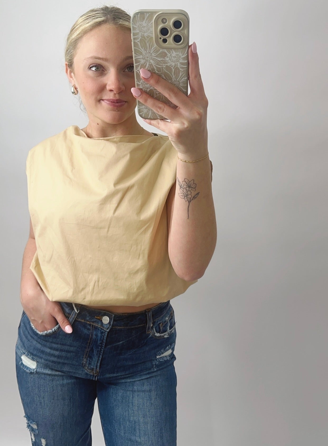 The Lauren | Drape Neck Top