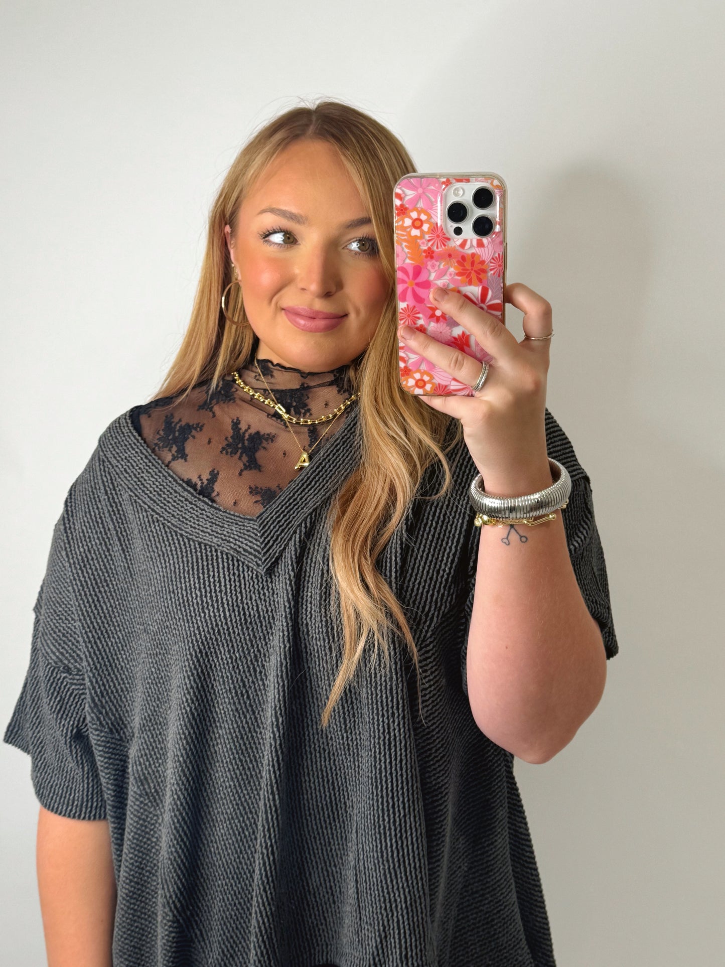 Lace Undershirt | Short Sleeve