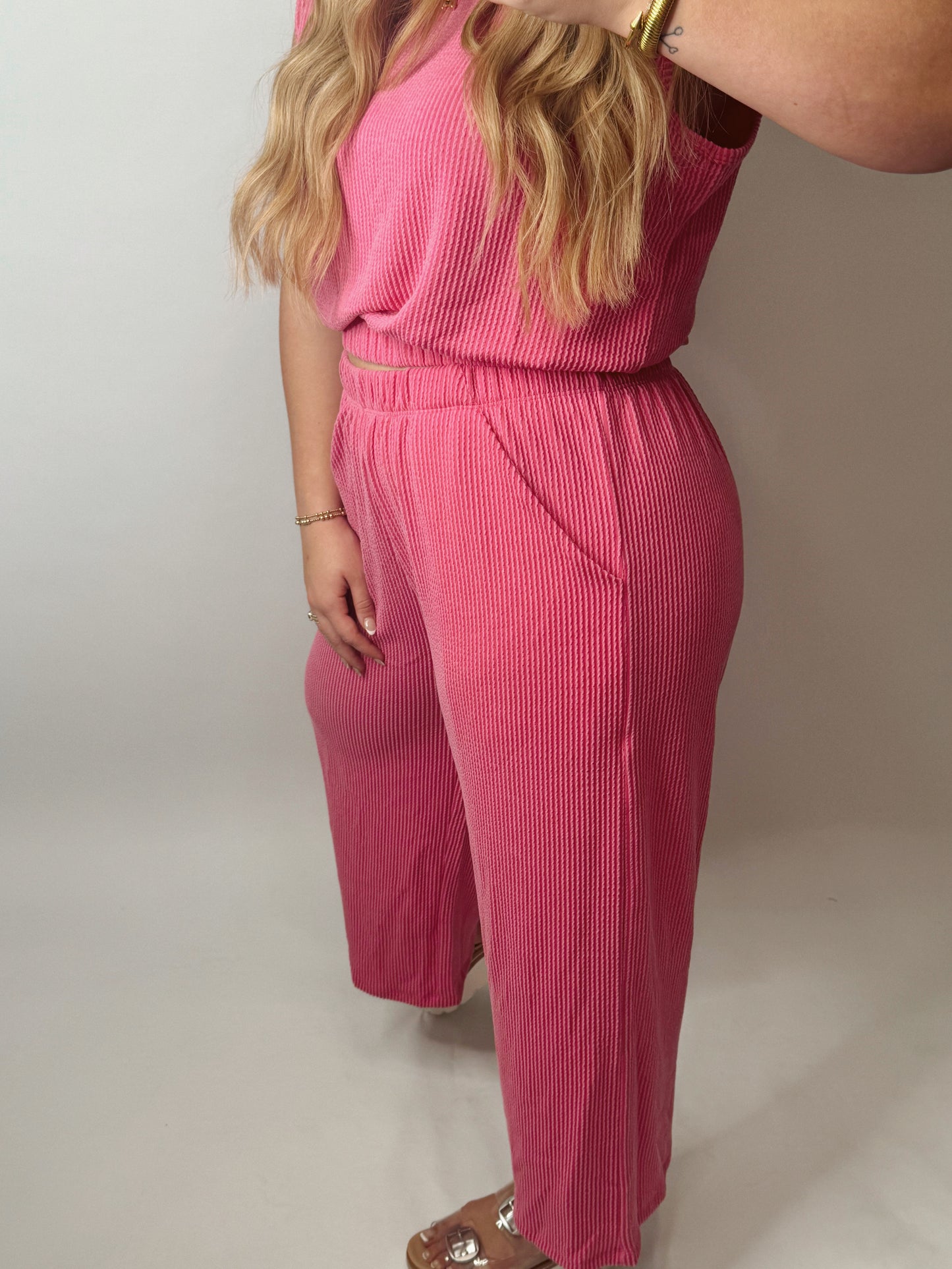 The Miley | Crop Pants Set