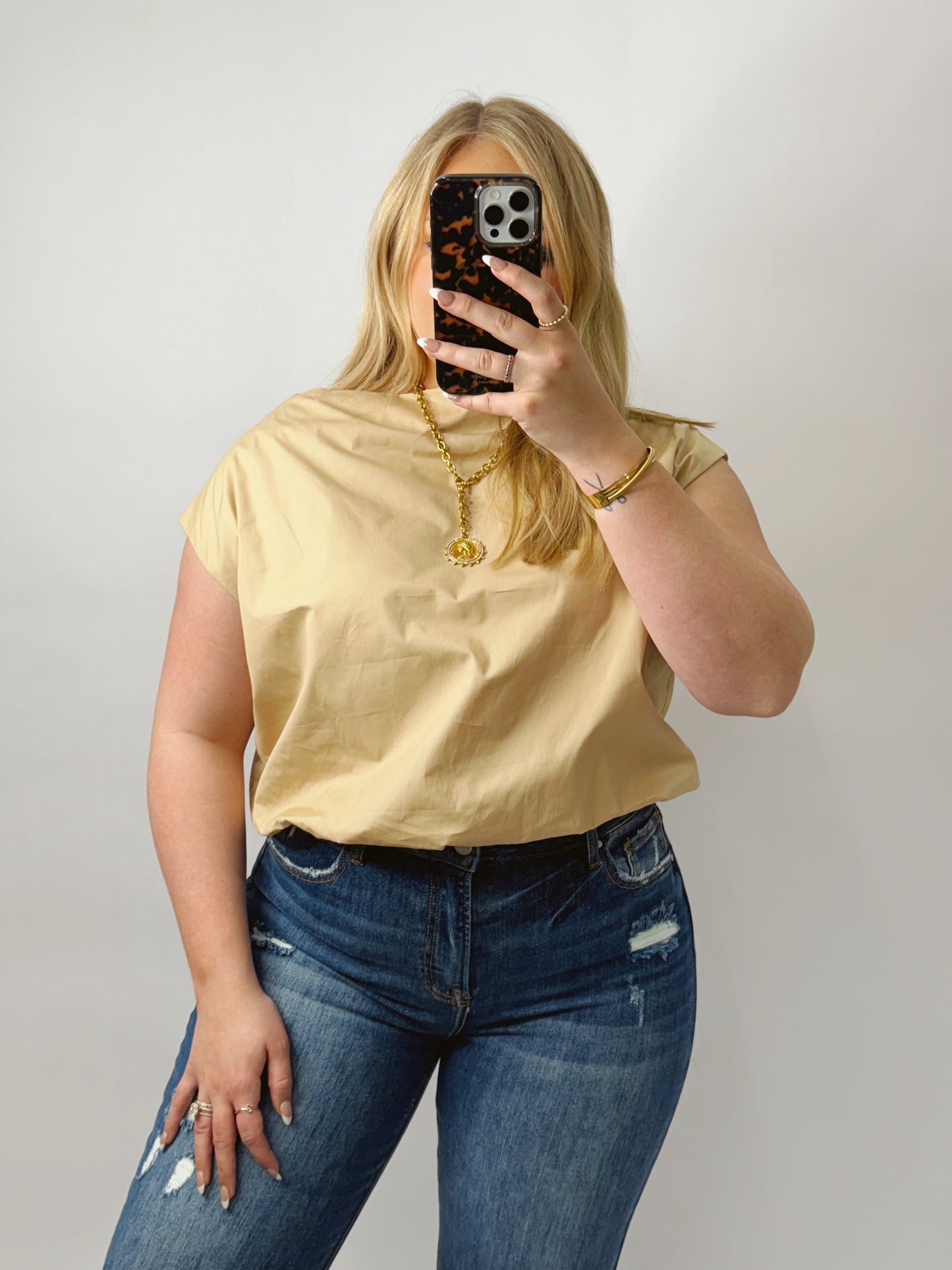 The Lauren | Drape Neck Top